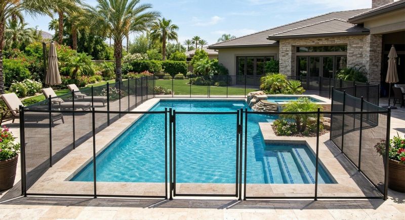 Pool Safety Fence Installation