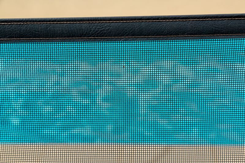 Close-up of Mesh Fence Detail